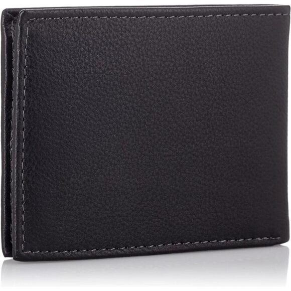 Wellington Leather RFID Bifold Commuter Security Wallet - Picture 2 of 7